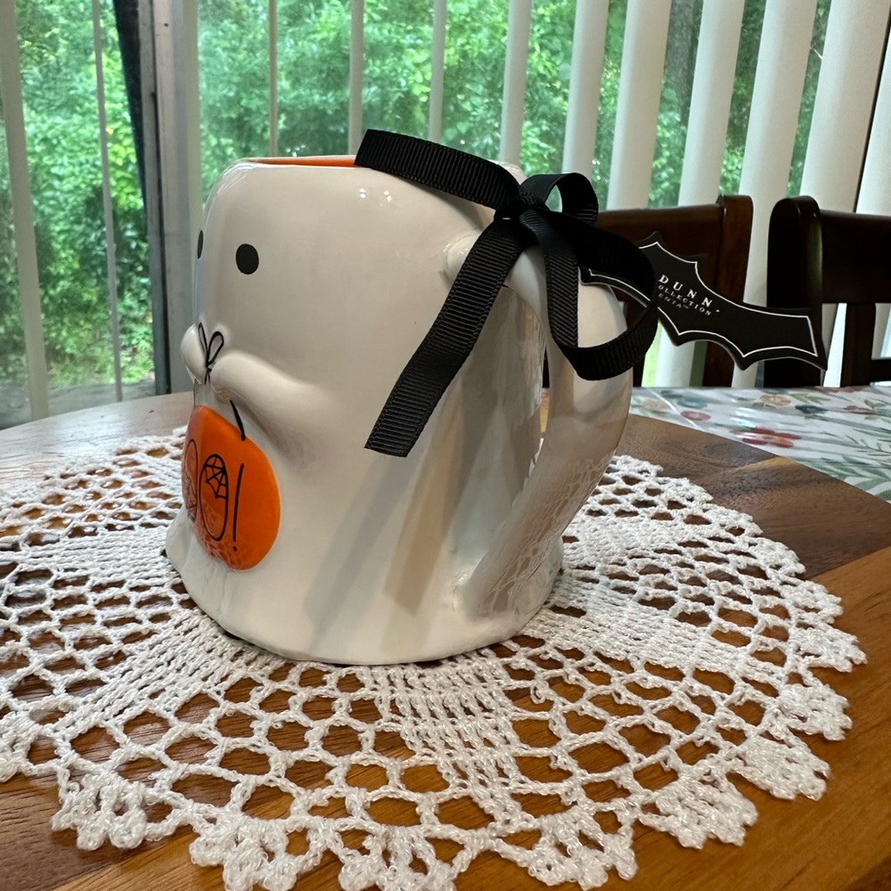 Ceramic ghost coffee mug - Picture 3 of 8